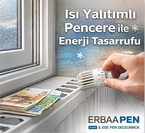 Erbaa Pen Isı Yalıtımlı Pencere ile Enerji Tasarrufu